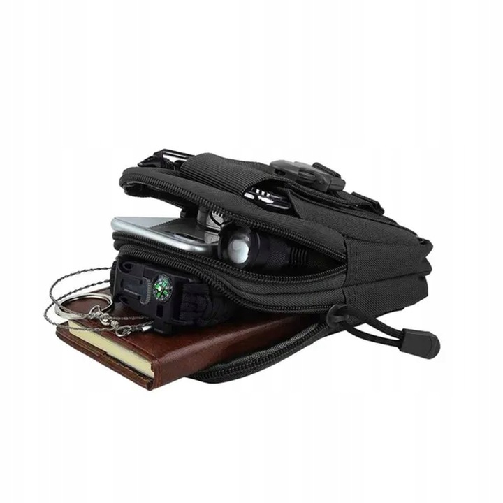 SASZETKA NERKA TAKTYCZNA MILITARNA WOJSKOWA SURVIVAL KIESZEŃ + PAS