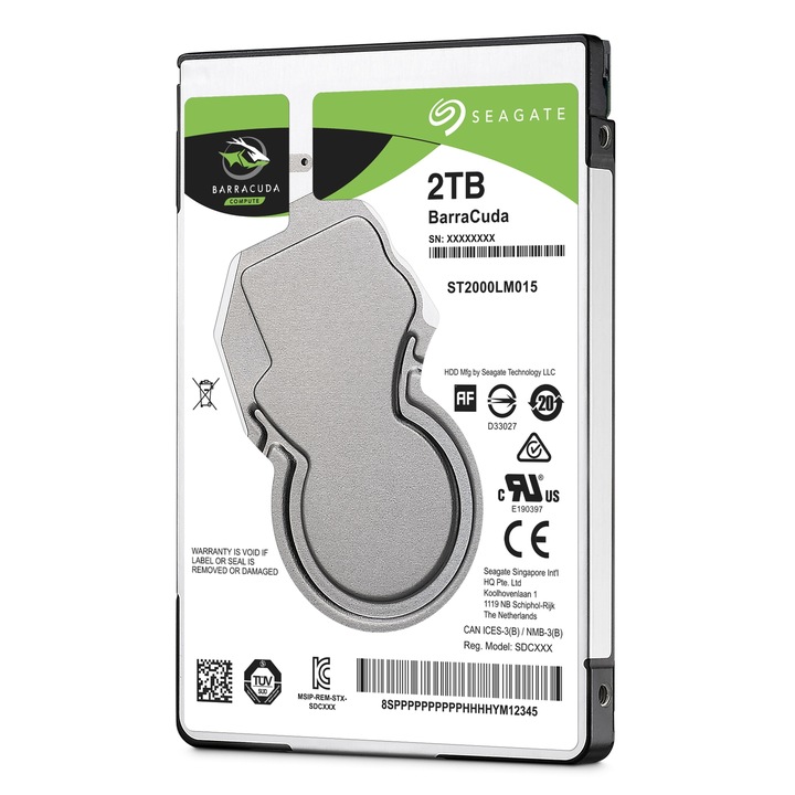 Dysk SEAGATE Barracuda 2TB HDD SATA 2.5inch ST2000LM015