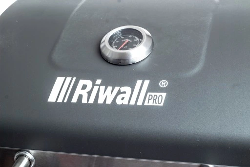 Grill węglowy Riwall Grillorz ogrodowy korbka Pokrywa Pokrowiec Ruszt