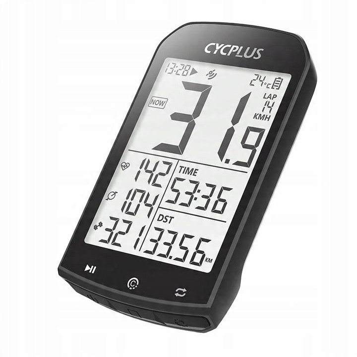 Cycplus Komputer Rowerowy Adv M1 V3.0 Bezprzewodowy Wodoodporny Gps Ant+