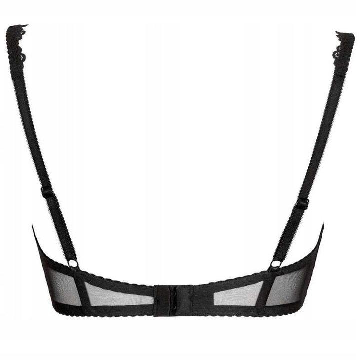 Biustonosz braletka usztywniany Mat Carmela czarny 90C braletka śliczna kor