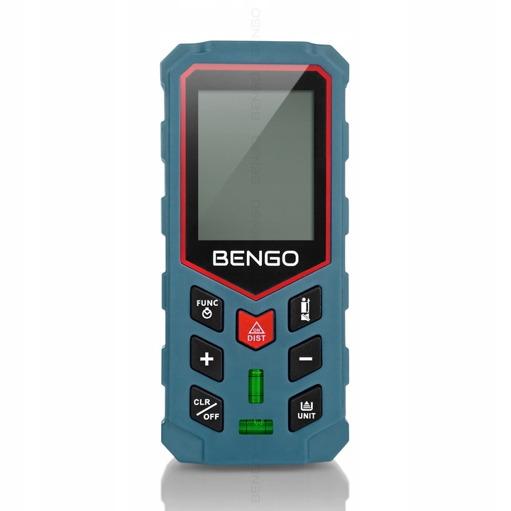 DALMIERZ LASEROWY 50m MIERNIK ODLEGŁOŚCI CYFROWY kątomierz poziomica