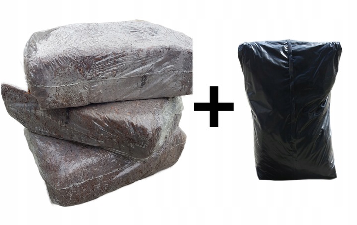 GRZYBNIA PIECZARKI BIAŁEJ BALOT 20KG ZESTAW 3FAZA + TORF 9KG +