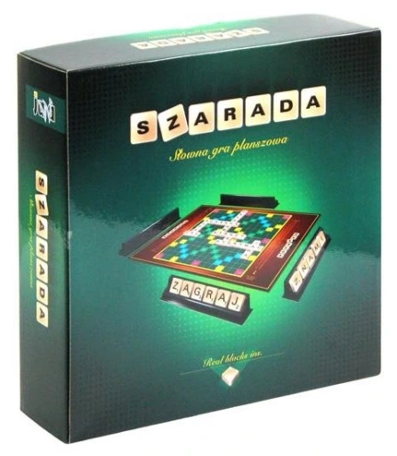 SŁOWNA GRA PLANSZOWA SZARADA SCRABLE JAWA EDUKACYJNA