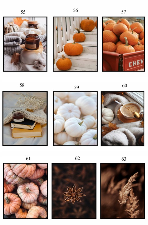 PLAKAT 40x50 JESIENNY poster DUŻO WZORÓW eviero do domu pejzaże na