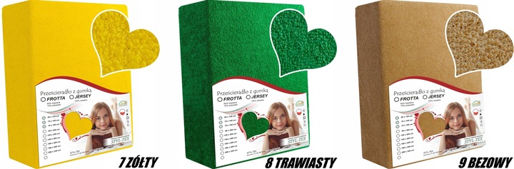 Prześcieradło FROTTE - BAWEŁNA - LUX z Gumką 160x200 POLSKIE