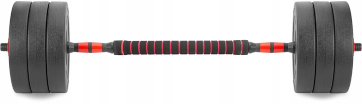 Hantle 2x30kg bitumiczne regulowane Z ŁĄCZNIKIEM zestaw 60kg GRYFY