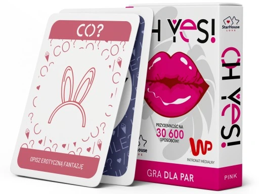 GRA DLA PAR - OH YES! PINK erotyczna wstępna WYZWANIA prezent WALENTYNKI