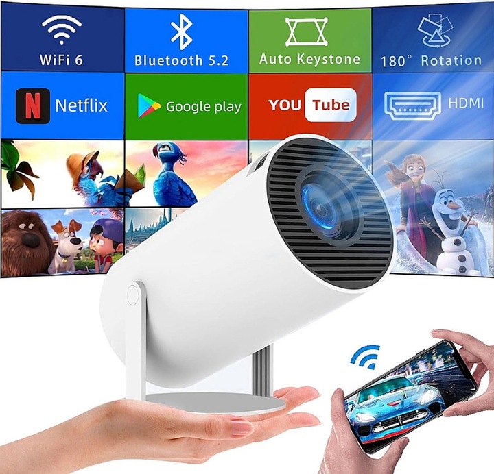 Projektor LED Magcubic HY300 PRO biały