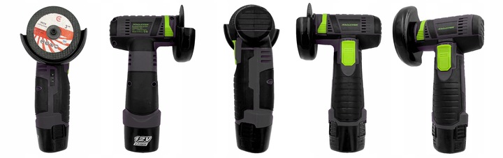 SZLIFIERKA KĄTOWA DO CIĘCIA AKUMULATOROWA 19500 RPM 6 TARCZ ZESTAW 2x