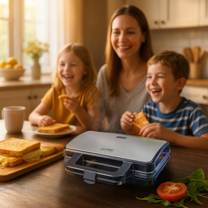 Toster Grill Opiekacz SANDWICH XXL First Austria 900W Non-stick +