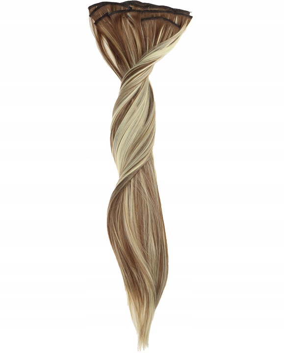 DOCZEPIANE WŁOSY Jak Naturalne Clip In Dopinki Proste Długie 6 Taśm 60cm