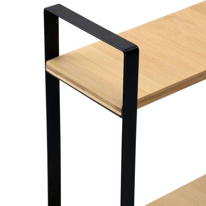 STOJAK NA PRZYPRAWY REGAŁ BAMBUSOWY DREWNIANY ORGANIZER PÓŁKI