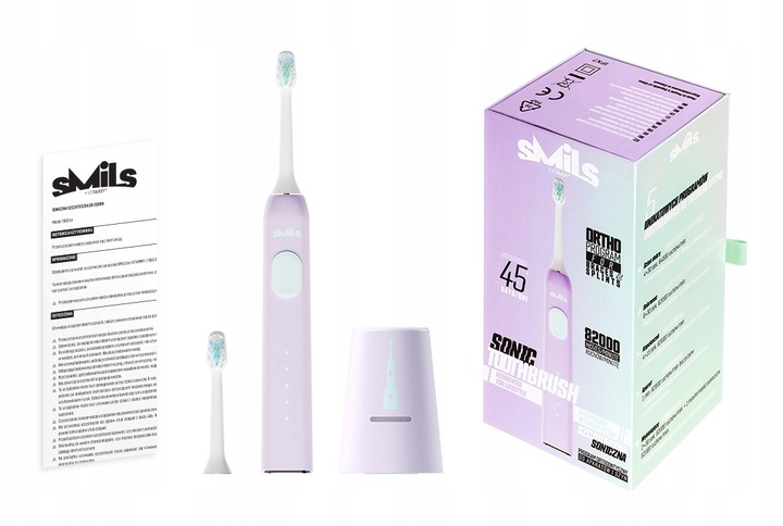 SZCZOTECZKA SONICZNA ELEKTRYCZNA DLA DZIECI DO ZĘBÓW VITAMMY SMILS 5TRYBÓW