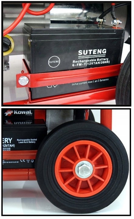 PROFESJONALNY AGREGAT PRĄDOTWÓRCZY 5,2kW EL-START AVR+ MIEDŹ STOJAN