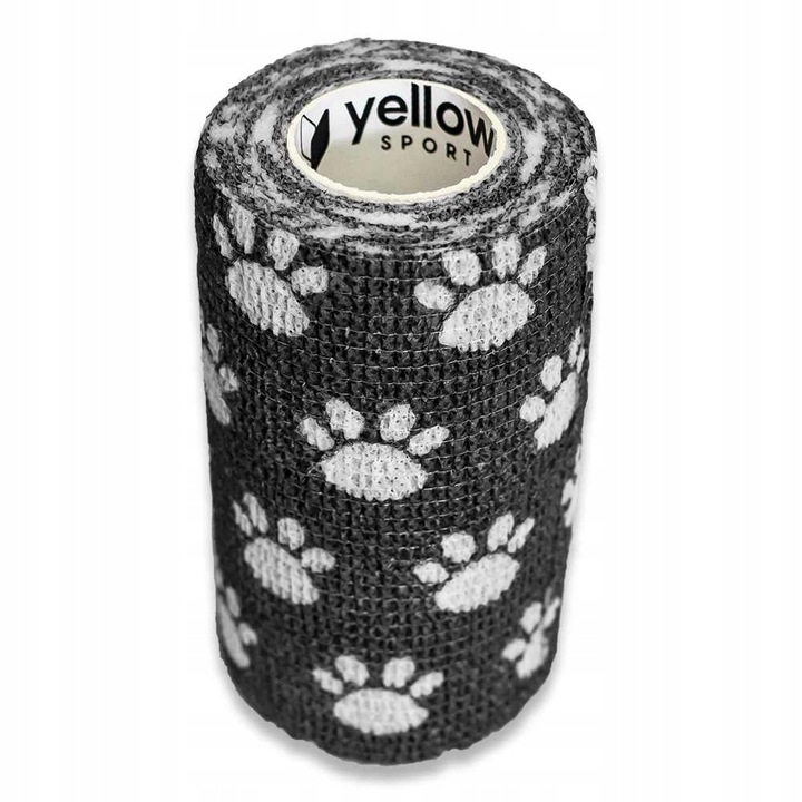 12 bandaży kohezyjnych samoprzylepnych 10cmx4,5m YELLOWBAND mix kolorów