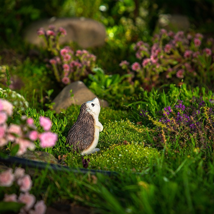 FIGURA OGRODOWA FIGURKA DEKORACJA OZDOBA DO OGRODU JEŻ JEŻYK NA
