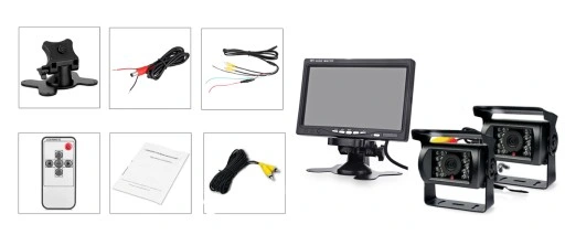 ZESTAW COFANIA Kamera z Monitorem 12/24V LCD 7