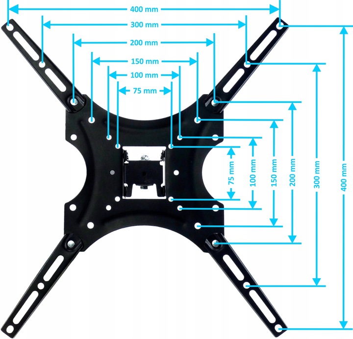 UCHWYT DO TELEWIZORA 32-55" WIESZAK UNIWERSALNY REGULOWANY DO KAMPERÓW