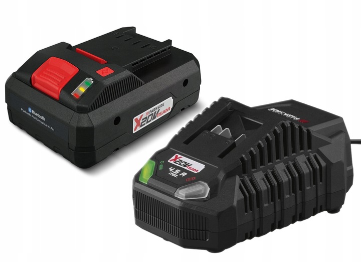 AKUMULATOR + SZYBKA ŁADOWARKA 120W PARKSIDE PAP Smart PAPS 20V 4Ah