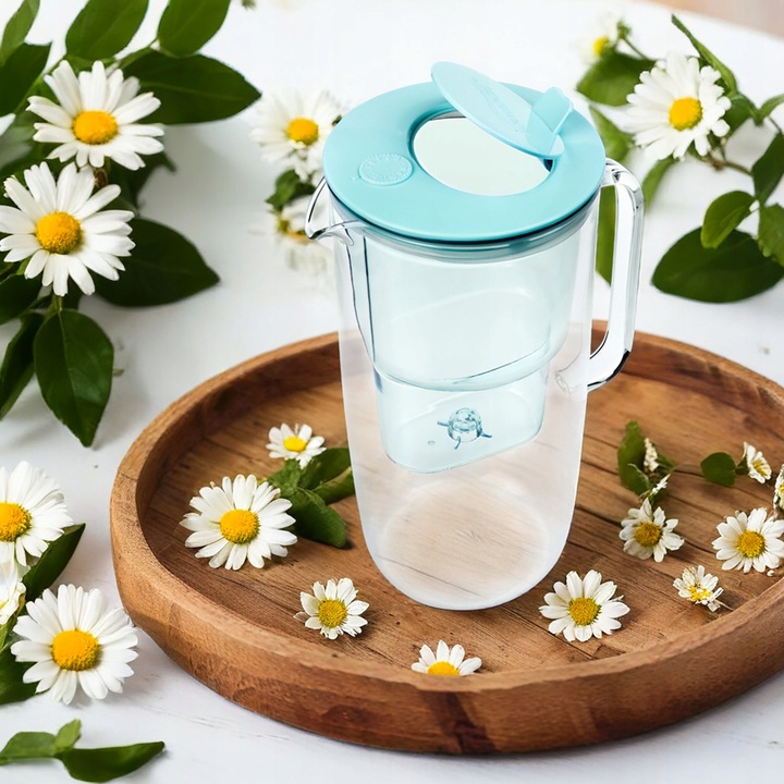 DZBANEK FILTRUJĄCY SZKLANY FILTRY DO WODY Etiuda AQUALOGIS + 3 wkłady