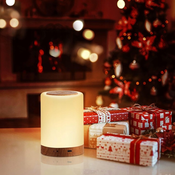 LAMPKA NOCNA LED, DOTYKOWA, ŚCIEMNIANA, LAMPA STOŁOWA LED, LAMPKA