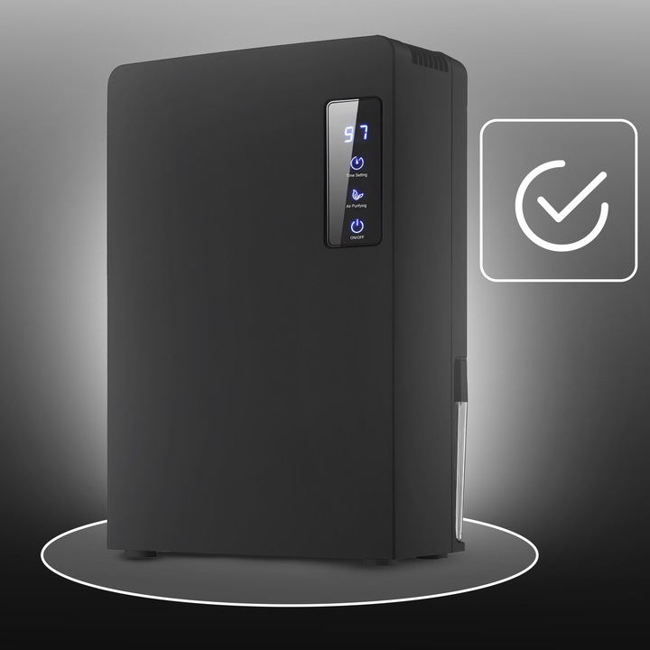 OSUSZACZ POWIETRZA POCHŁANIACZ WILGOCI 2200ml TIMER LCD LED CICHY