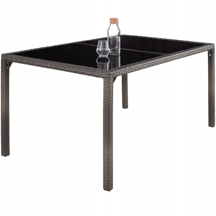 Meble ogrodowe technorattan 6+1+pokrowiec