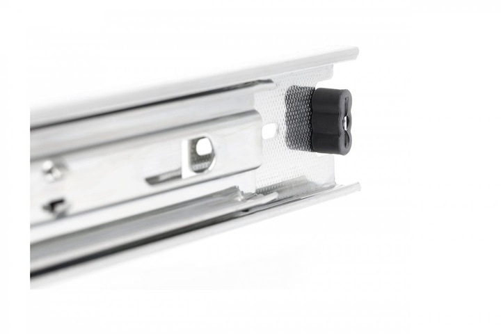 Prowadnica kulkowa H45 GTV PRO do szuflad 650 mm pełny wysuw udźwig