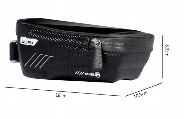 SAKWA ROWER RAMĘ WODOODPORNA TELEFON WILD MAN 1L