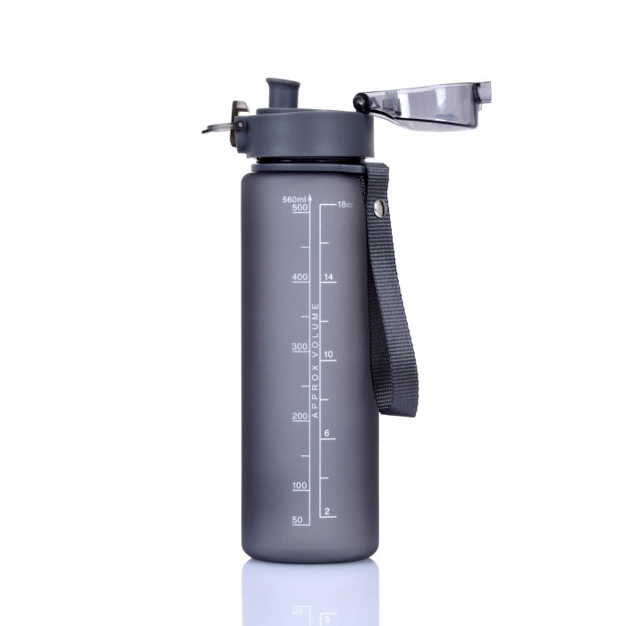 Butelka na wodę Casno Missouri Szara - 560 ml