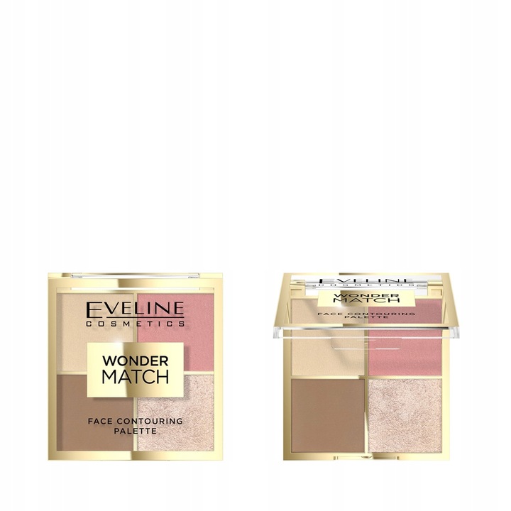 Eveline Cosmetics Wonder Match paletka do konturowania twarzy No 02