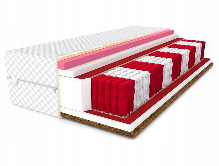 Materac 160x200 DIAMOND multipocket kokos visco