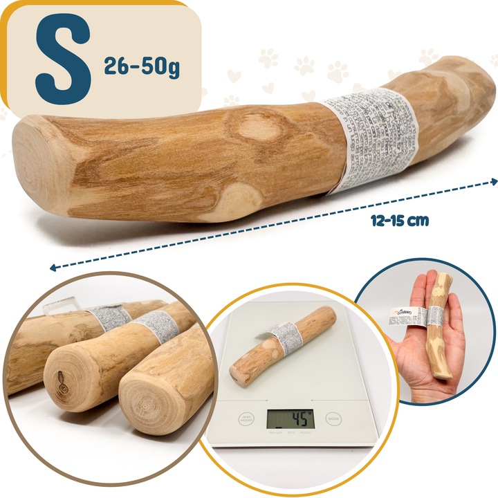 PATYK Z DRZEWA KAWOWEGO S NATURALNY KAWOWY GRYZAK DLA PSA WYTRZYMAŁY MAŁY