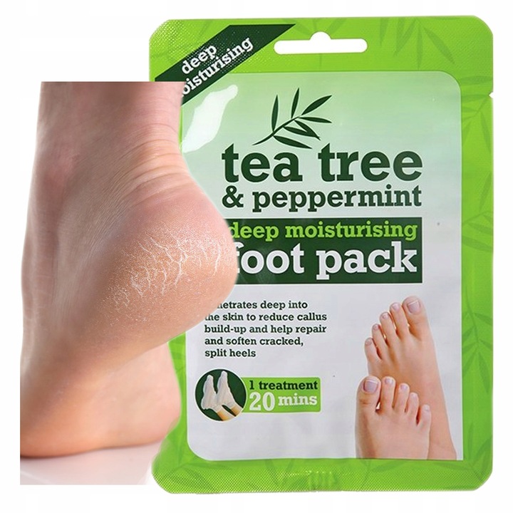 Skarpetki nawilżające do stóp na noc maska do na suche stopy pięty ZESTAW