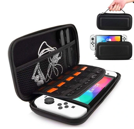 ETUI FUTERAŁ WZMOCNIONY DO NINTENDO SWITCH OLED + SZKŁO HARTOWANE HEG-001