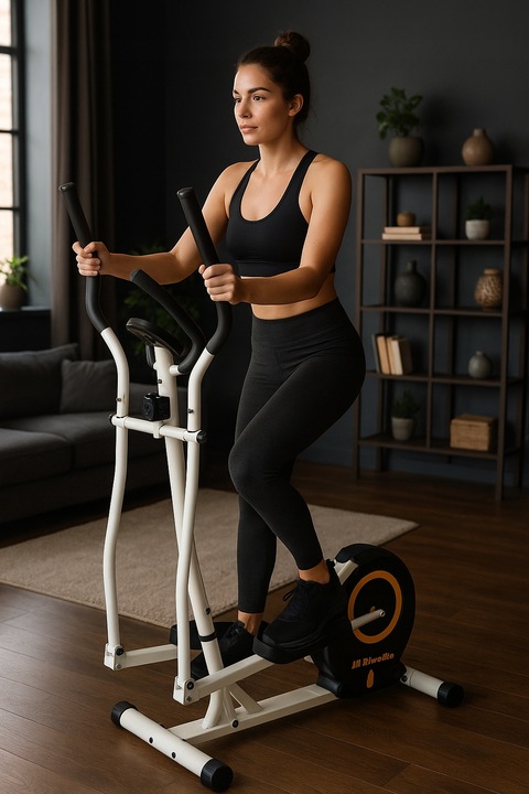 TRENAŻER ELIPTYCZNY TRENINGOWY ORBI TREK MAGNETYCZNY do 140kg Riwall RO-01