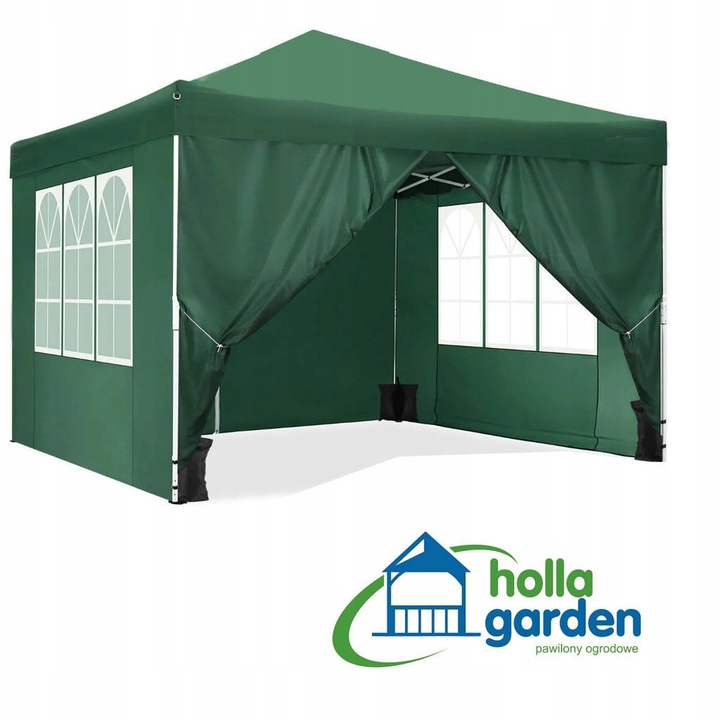 PAWILON OGRODOWY EKSPRESOWY NAMIOT HANDLOWY 3x3m AUTOMATYCZNY + 4
