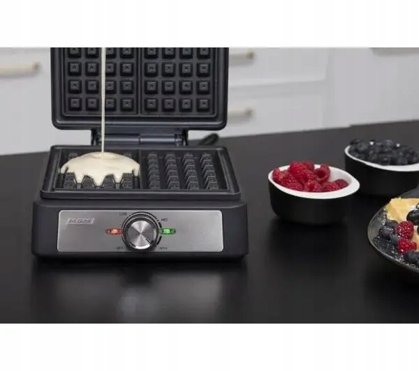 Gofrownica MPM MGO-41/C 1600 W czarny