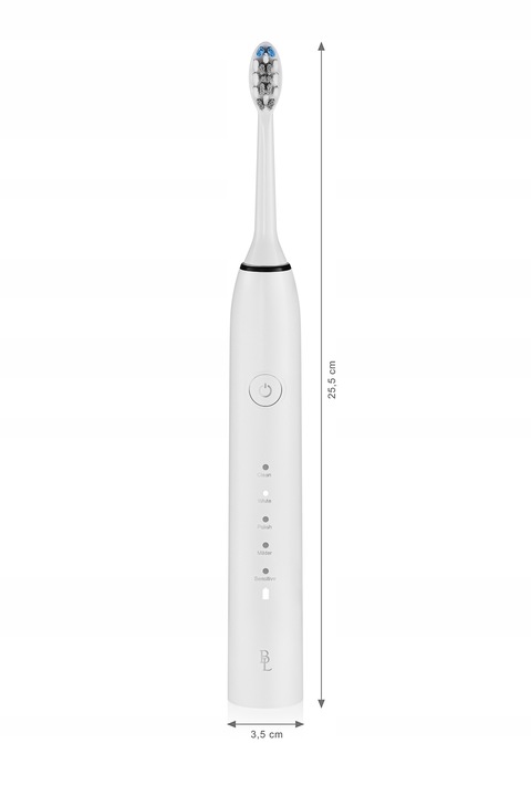 Szczoteczka soniczna do zębów 84tys r/min 5 Tryb 4 Końcówki INDUKCJA BIAŁA