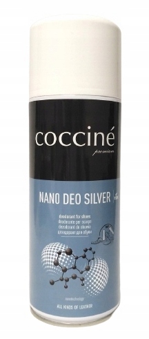 ODŚWIEŻACZ Dezodorant Mocny Do Butów COCCINE NANO DEO SILVER 400 ml