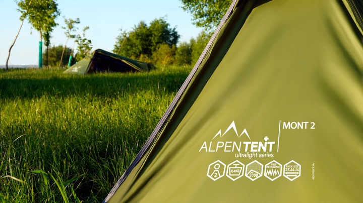 Namiot AlpenTent MONT2 Ultralight 2os. TYLKO 2,2kg