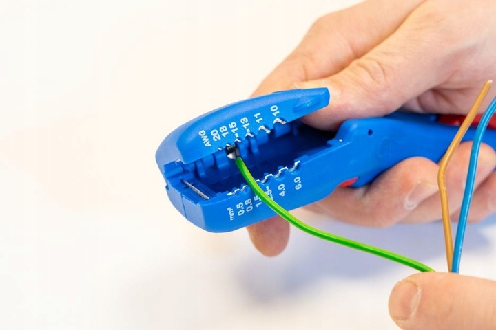 Ściągacz izolacji do kabli płaskich i okrągłych WEICON / MADE IN GERMANY