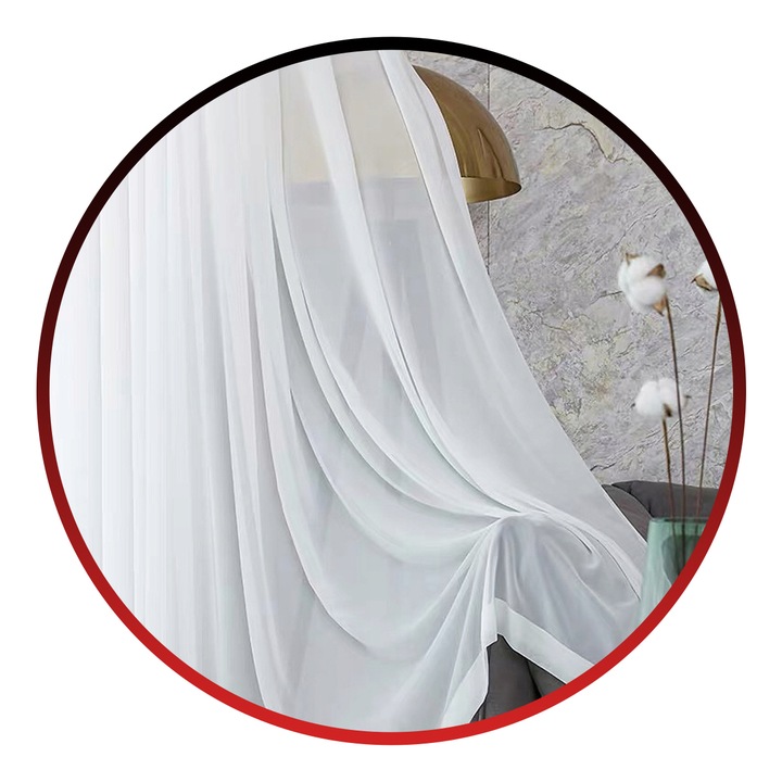 FIRANA GOTOWA DO SALONU I SYPIALNI 300 x 270 WOAL NA TAŚMIE ŻABKI