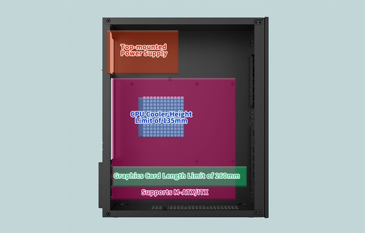 Darkflash Q15 Obudowa Komputerowa ITX Midi Tower Biurowa Klasyczna USB