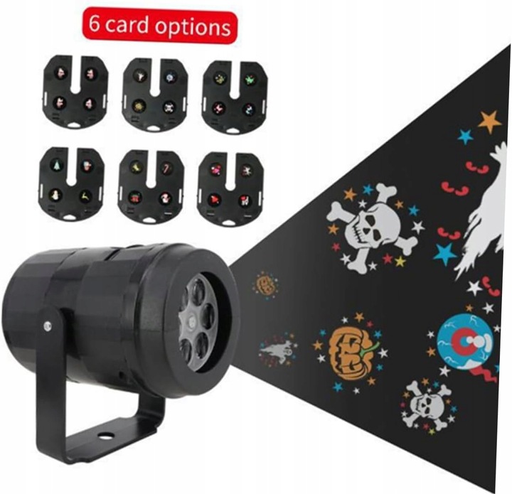 Projektor Laserowy Pilot Świąteczny LED 16 wzoró