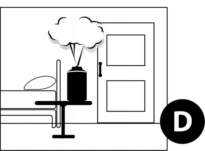 BOMBA NA PLUSKWY MEGA MOCNA DYMNA GRANAT FOGGER ŚRODEK NA OWADY FOCUS