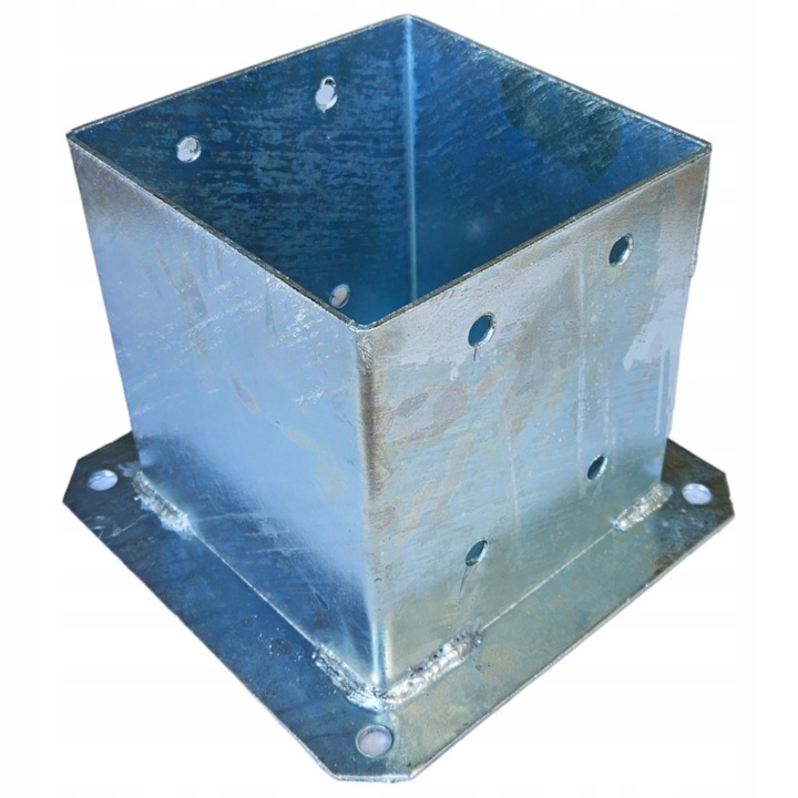 PODSTAWA SŁUPA PRZYKRĘCANA 14x14cm WSPORNIK KOTWA 140x140mm MOCNA GRUBA PL