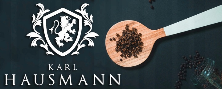 MŁYNEK RĘCZNY do SOLI i PIEPRZU ZESTAW 2szt. SZKLANE MŁYNKI KARL HAUSMANN