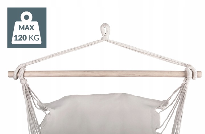 FOTEL WISZĄCY krzesło BRAZYLIJSKIE hamak 2X PODUSZKI huśtawka KOKON